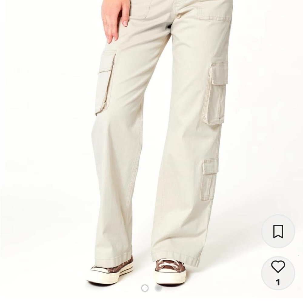 Beige Cargo Pants